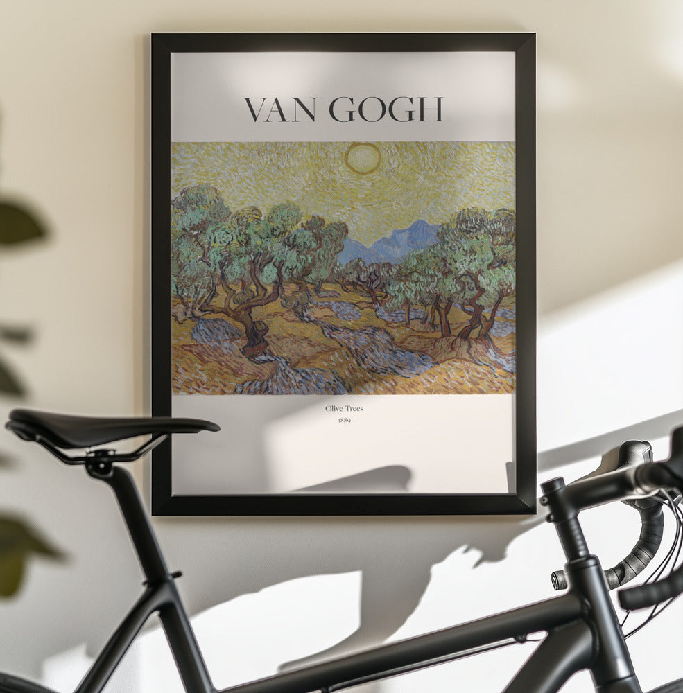 Olive Trees (1889) - Poster / Art Print - interiör