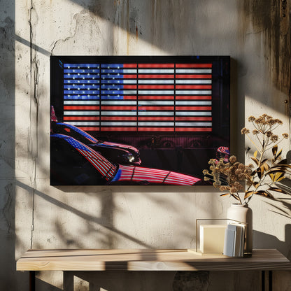 America is watching you - Poster / Art Print - interiör