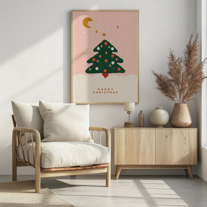Christmas Tree - Poster / Art Print - interiör