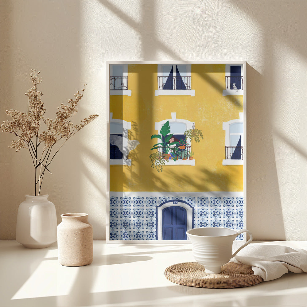 Lisbon - Poster / Art Print - interiör