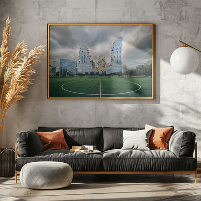 The field and the Valley - Poster / Art Print - interiör