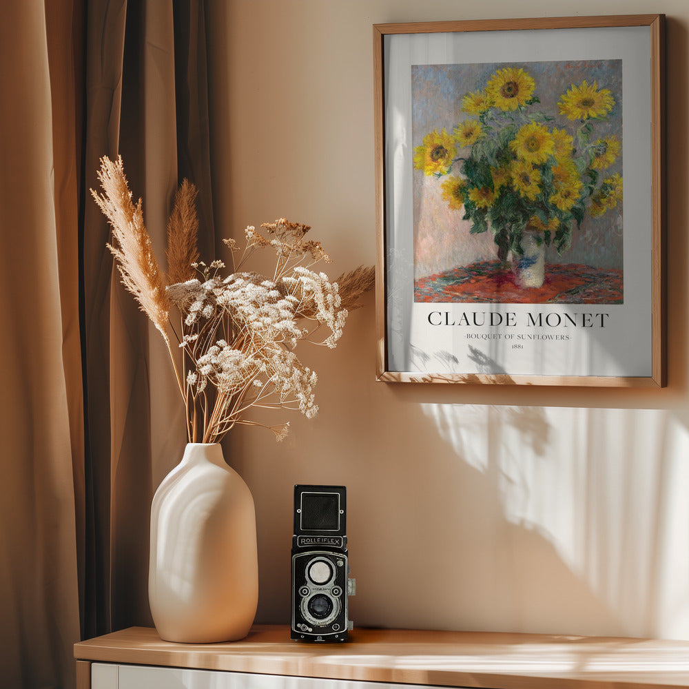 Bouquet Of Sunflowers - Poster / Art Print - interiör