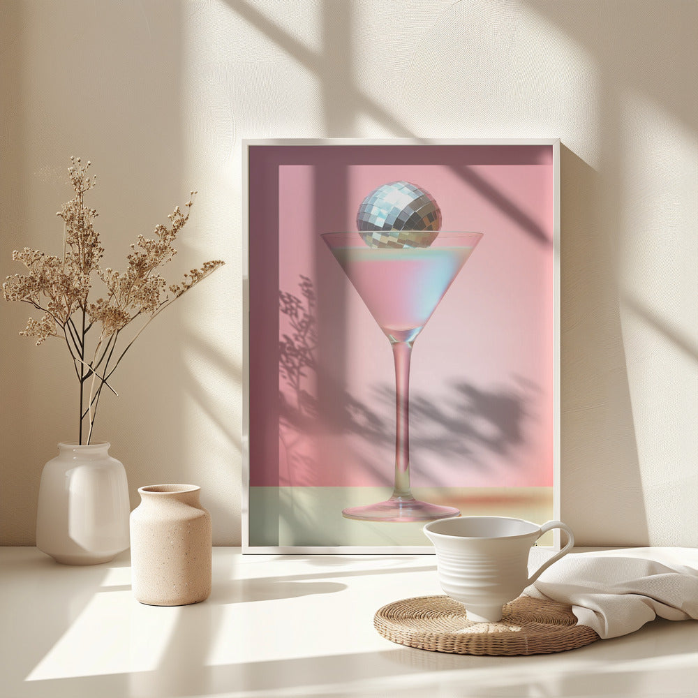 Disco Martini - Poster / Art Print - interiör