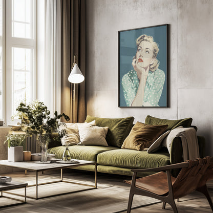 What a Day for a Daydream - Poster / Art Print - interiör