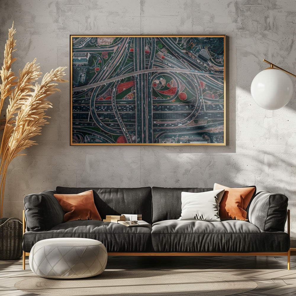 urban labyrinth - Poster / Art Print - interiör