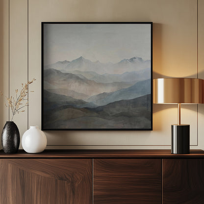 Poster Canvas Mountain 36 - Poster / Art Print - interiör