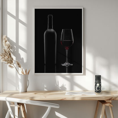 Wine In the Dark - Poster / Art Print - interiör