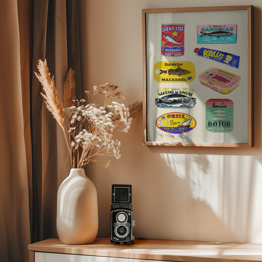 Canned Fish - Poster / Art Print - interiör