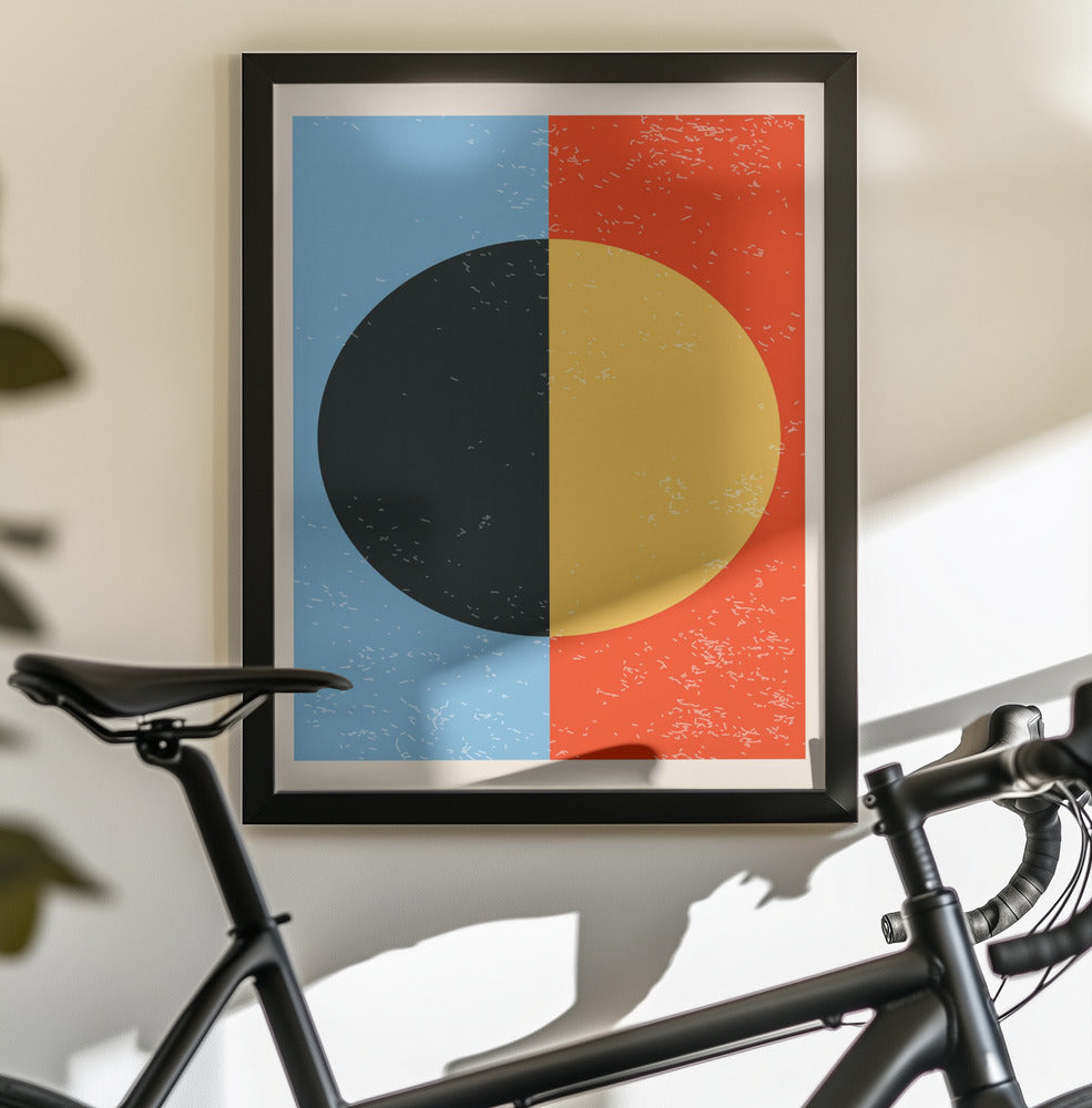 Minimal Abstract Shapes Series #1 - Poster / Art Print - interiör