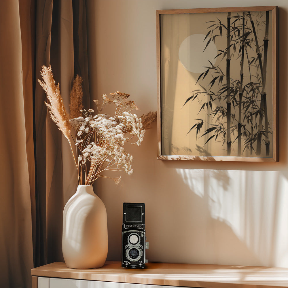 Evening Bamboo - Poster / Art Print - interiör