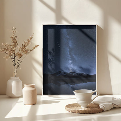Galaxies Reflection - Poster / Art Print - interiör