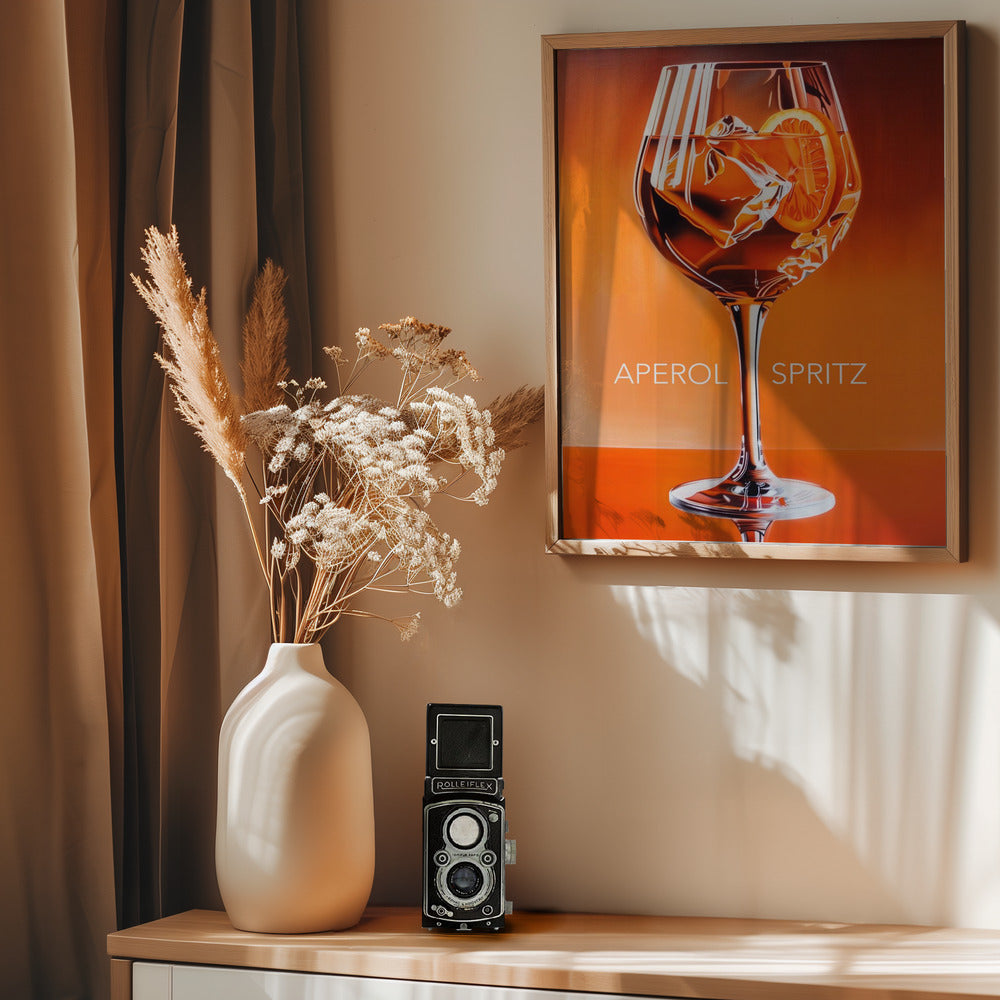 Aperol Spritz Orange - Poster / Art Print - interiör
