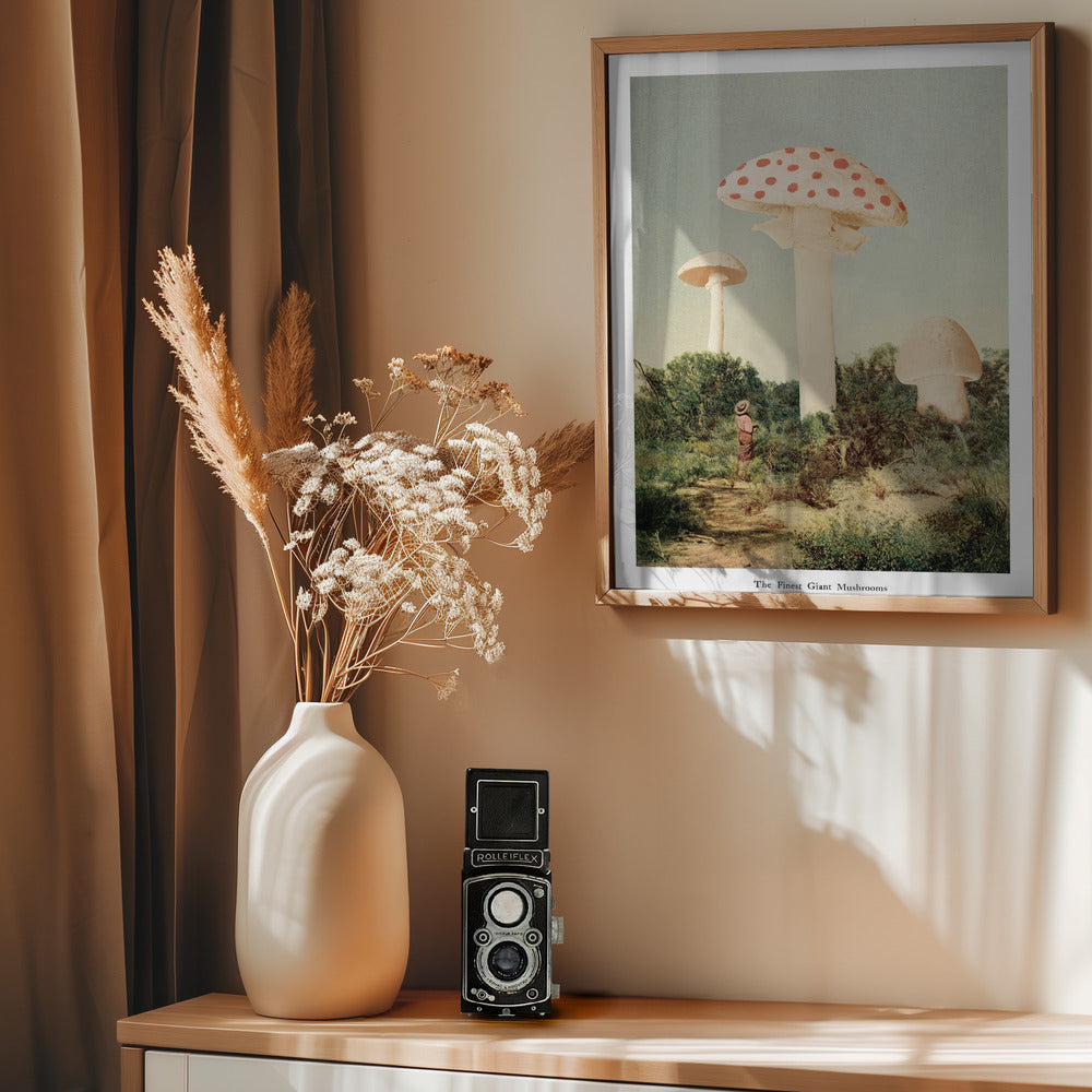 The Finest Giant Mushroom - Poster / Art Print - interiör