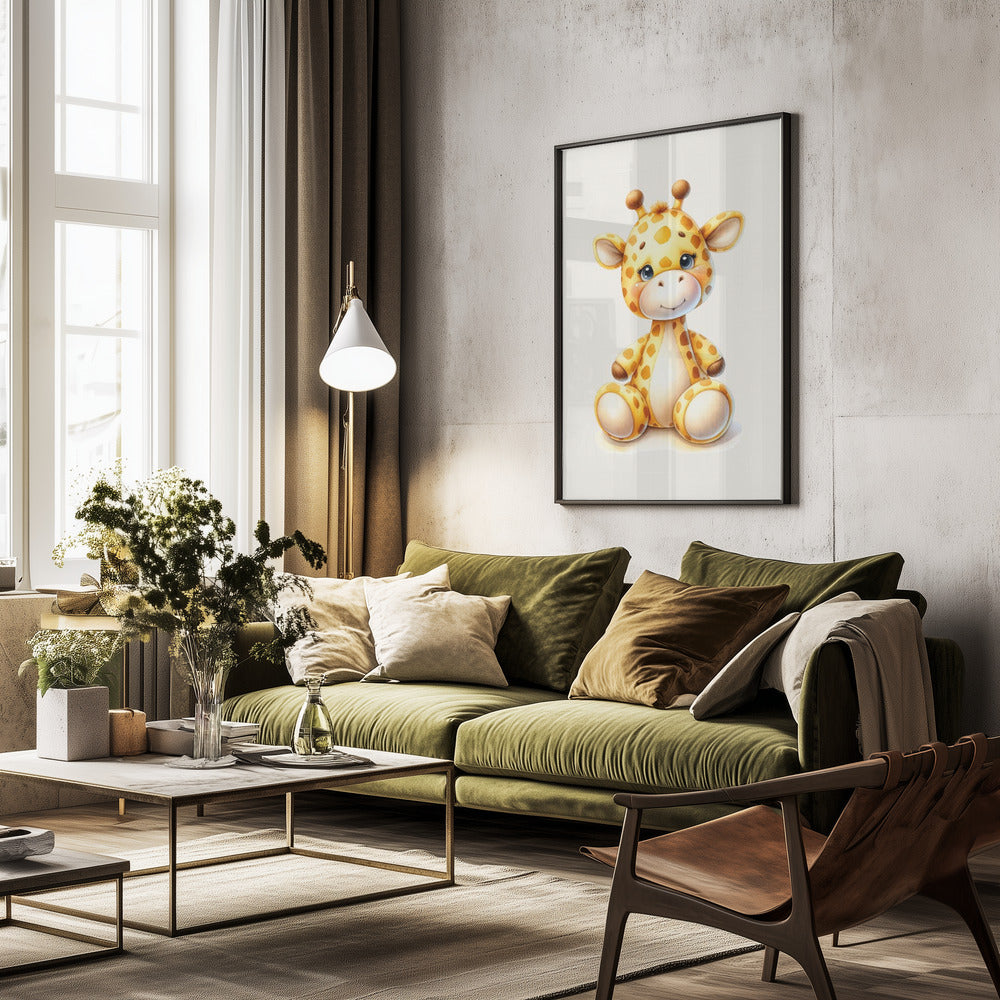 Giraffe - Poster / Art Print - interiör