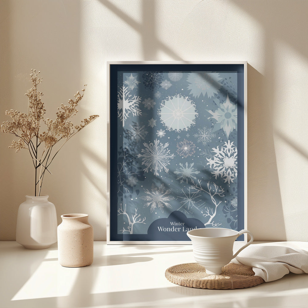 Winter Wonder Land - Poster / Art Print - interiör
