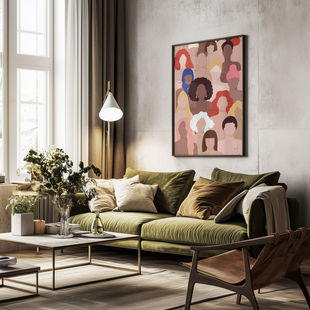 Who run the world - Poster / Art Print - interiör