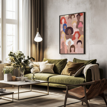 Who run the world - Poster / Art Print - interiör