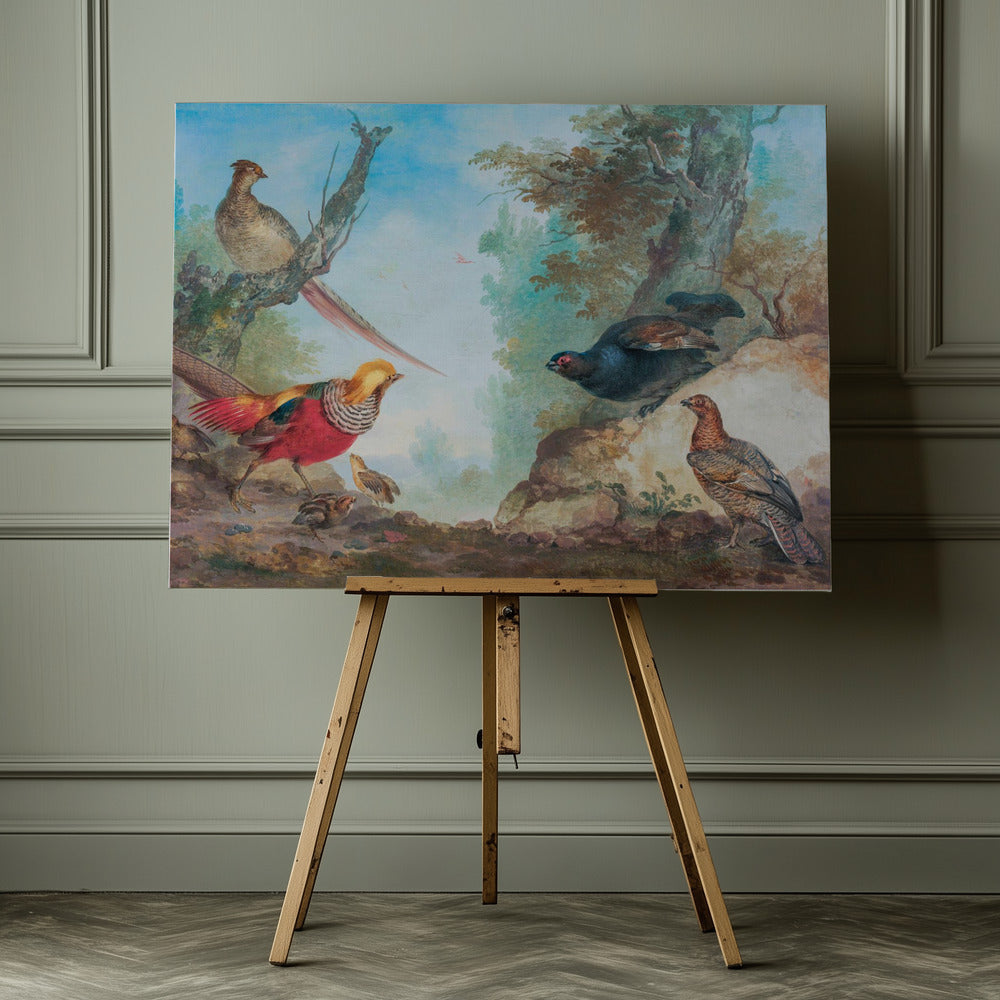 Pheasants - Poster / Art Print - interiör