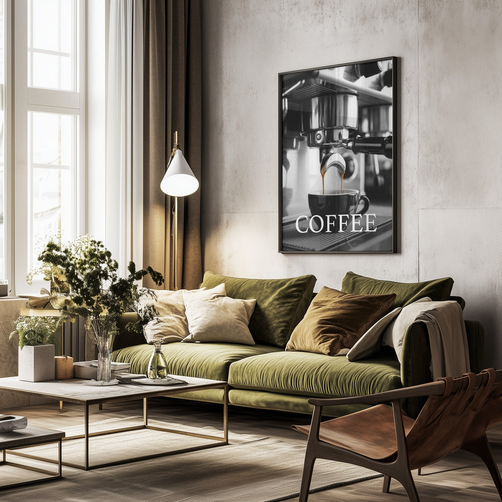 Coffee Maker - Poster / Art Print - interiör