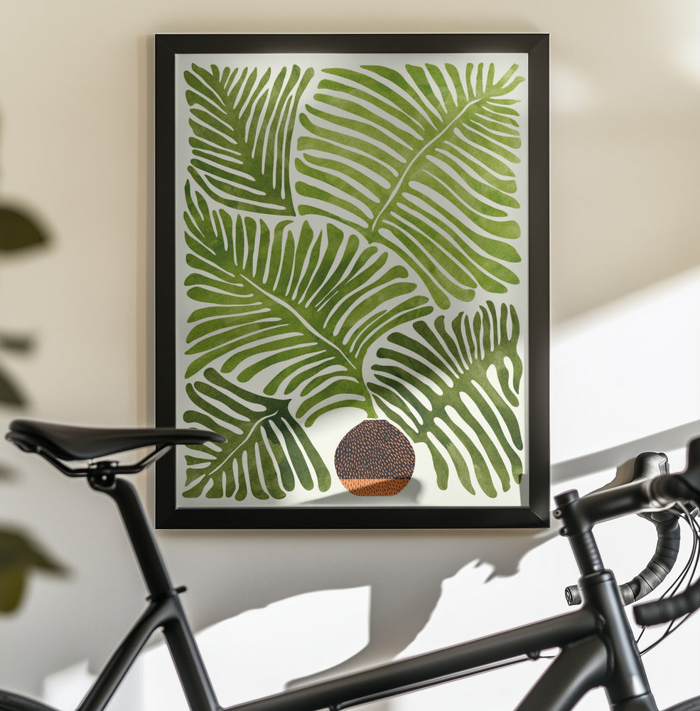 Summer Fern - Poster / Art Print - interiör