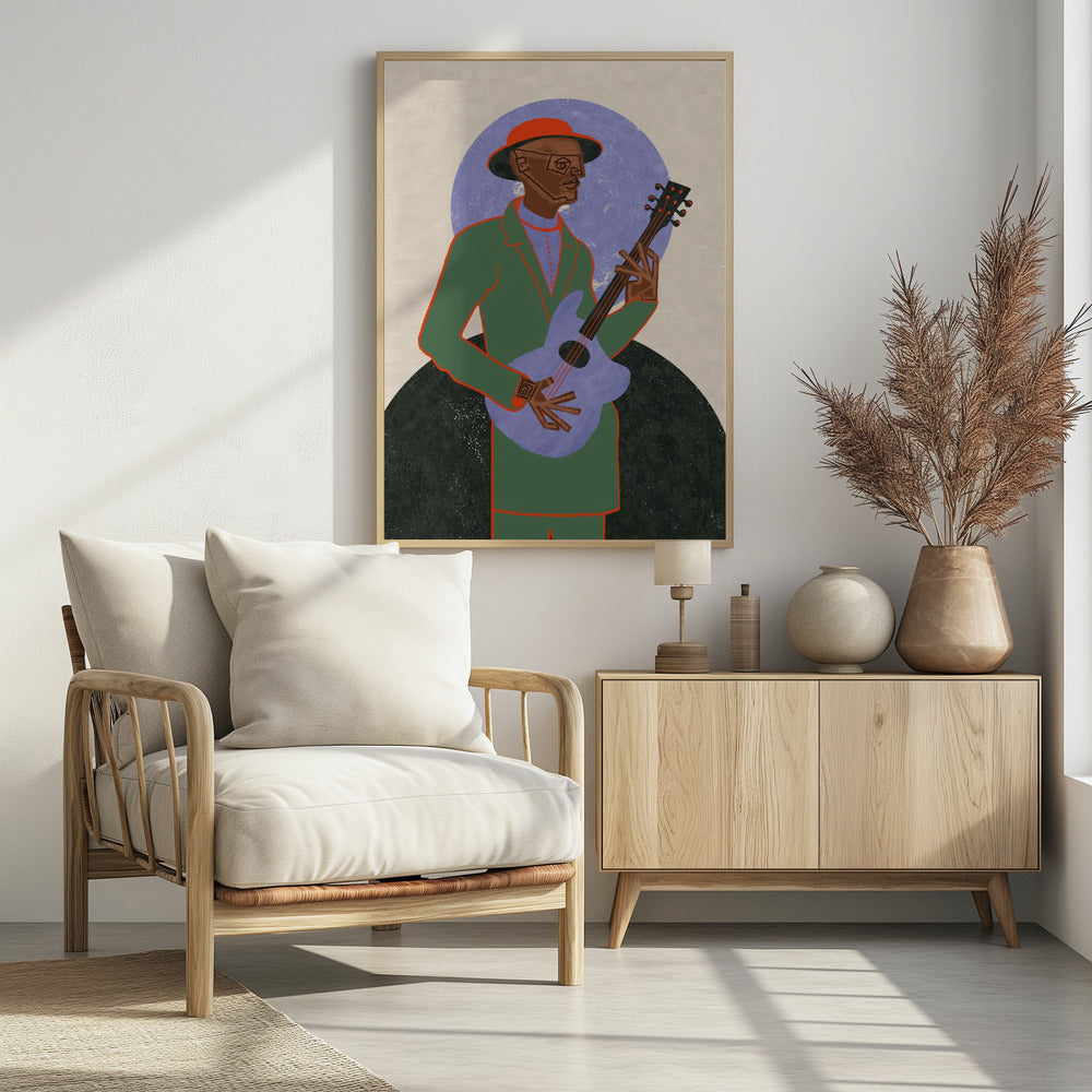 MUSICIAN GUY XII - Poster / Art Print - interiör
