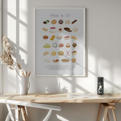 FIKA A-Ö - Poster / Art Print - interiör