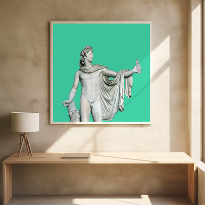 Antique Selfie - Poster / Art Print - interiör