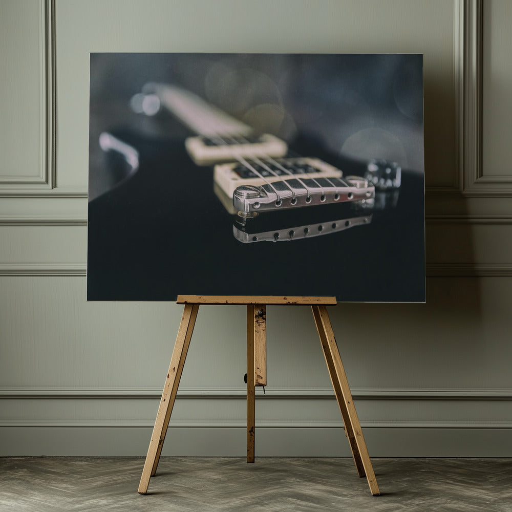 E-guitar - Poster / Art Print - interiör