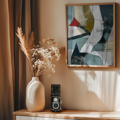 Abstract Fields No 2 - Poster / Art Print - interiör