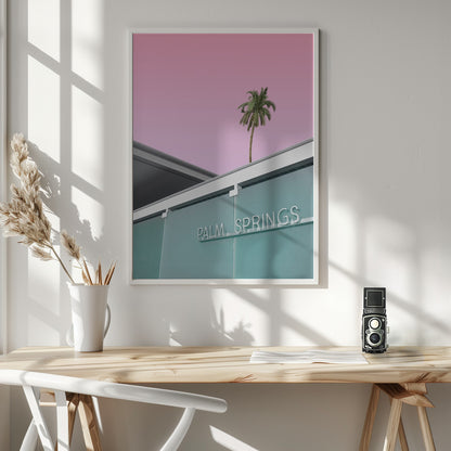 Welcome to Palm Springs - Poster / Art Print - interiör