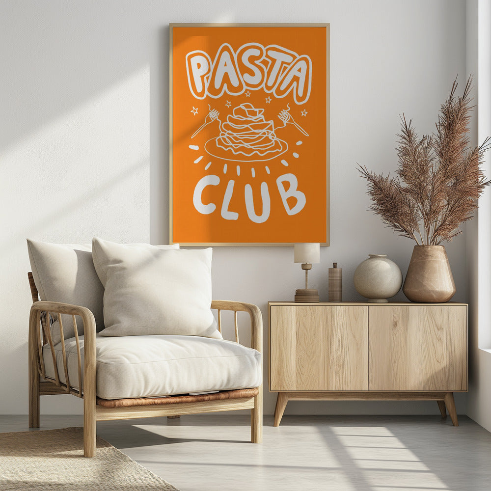 Pasta Club - Poster / Art Print - interiör
