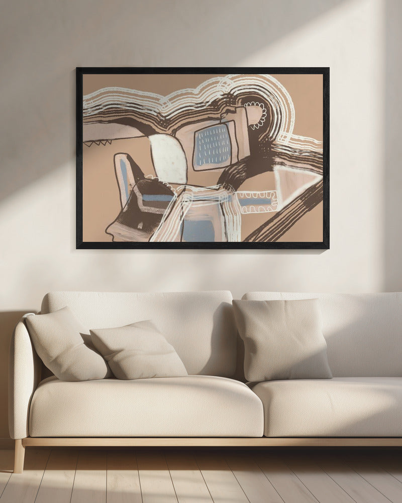 Road to Life Abstract - Poster / Art Print - interiör