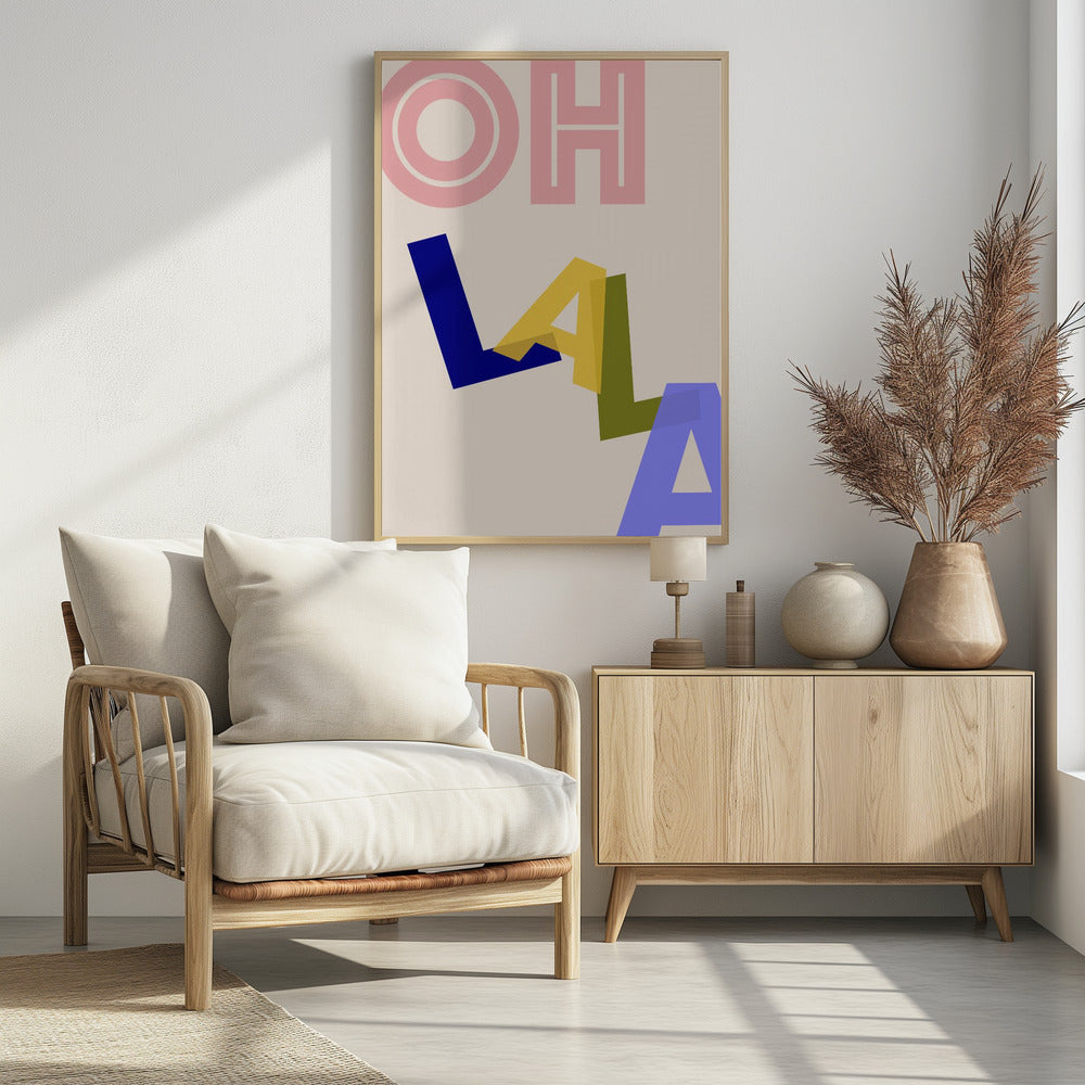 Oh Lala - Poster / Art Print - interiör