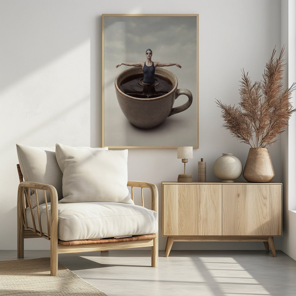 The Coffee Bath - Poster / Art Print - interiör