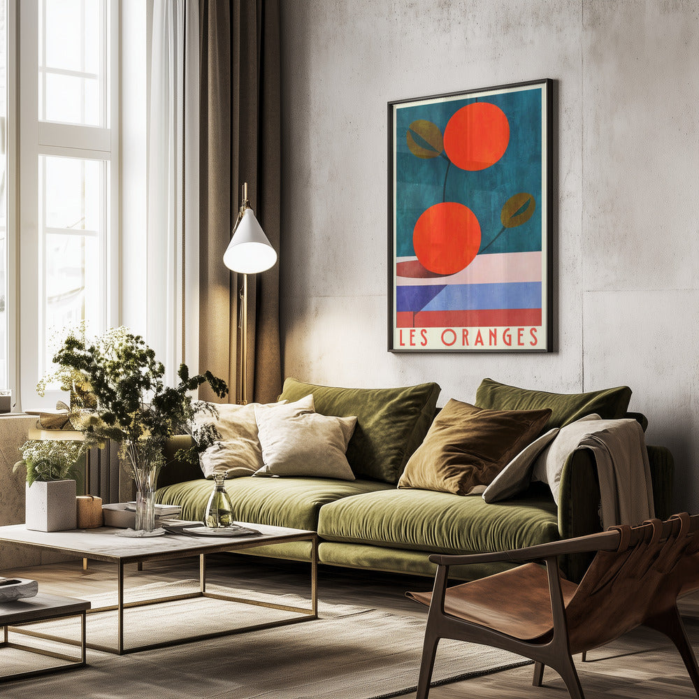 Les Oranges - Poster / Art Print - interiör