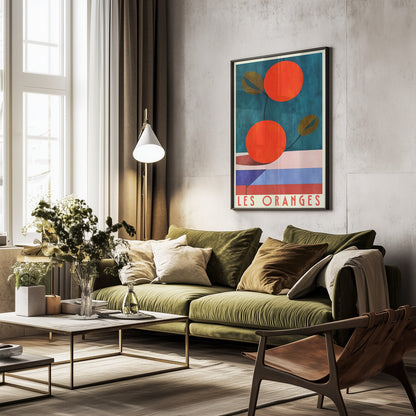 Les Oranges - Poster / Art Print - interiör