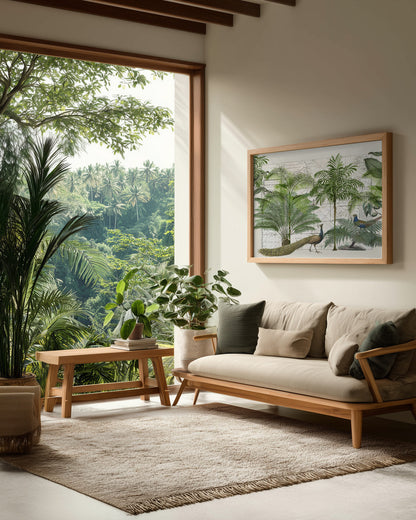 Tropical Empire No6 - Poster / Art Print - interiör