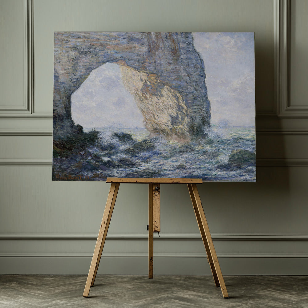 The Manneporte (Étretat) (1883) - Poster / Art Print - interiör