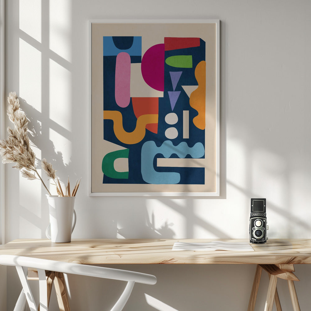 Modern Abstract Art 41 - Poster / Art Print - interiör