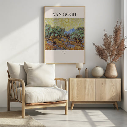 Olive Trees (1889) - Poster / Art Print - interiör