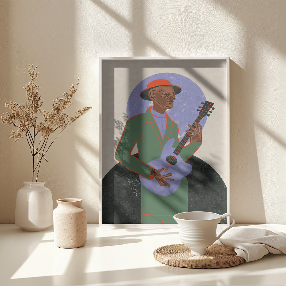 MUSICIAN GUY XII - Poster / Art Print - interiör