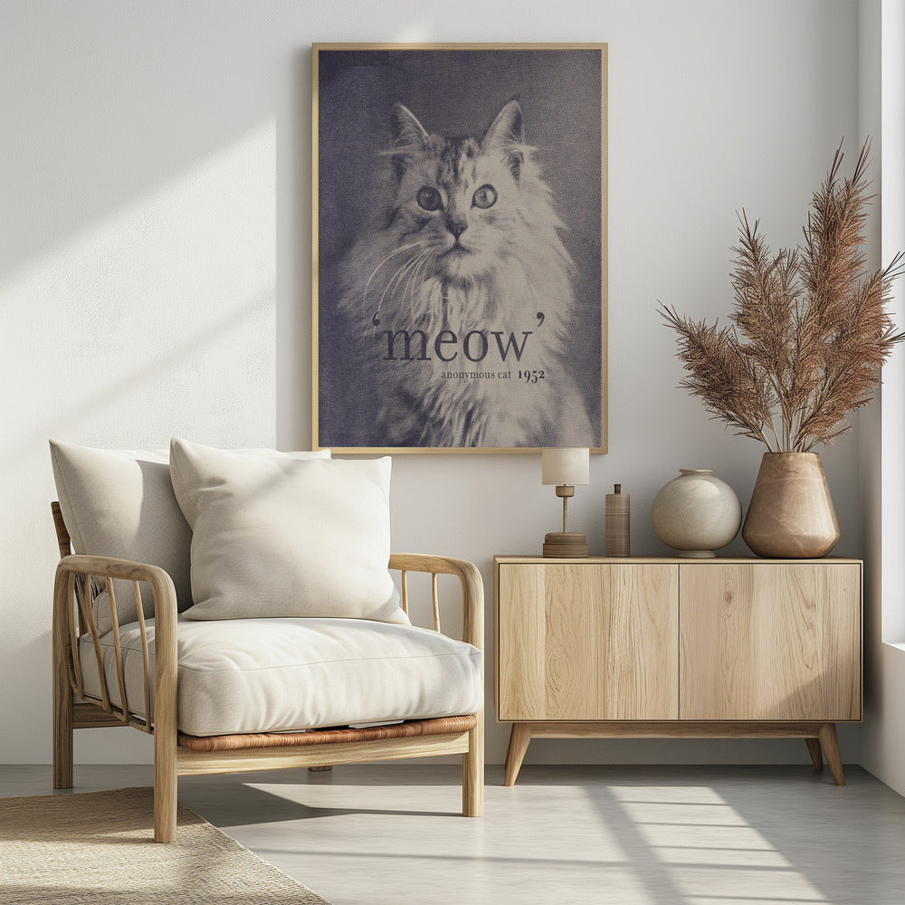 Famous Quote Cat - Poster / Art Print - interiör
