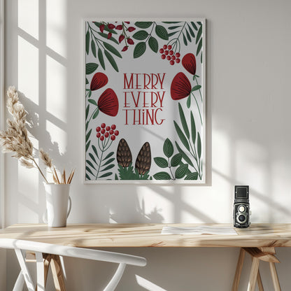 Merry everything - Poster / Art Print - interiör