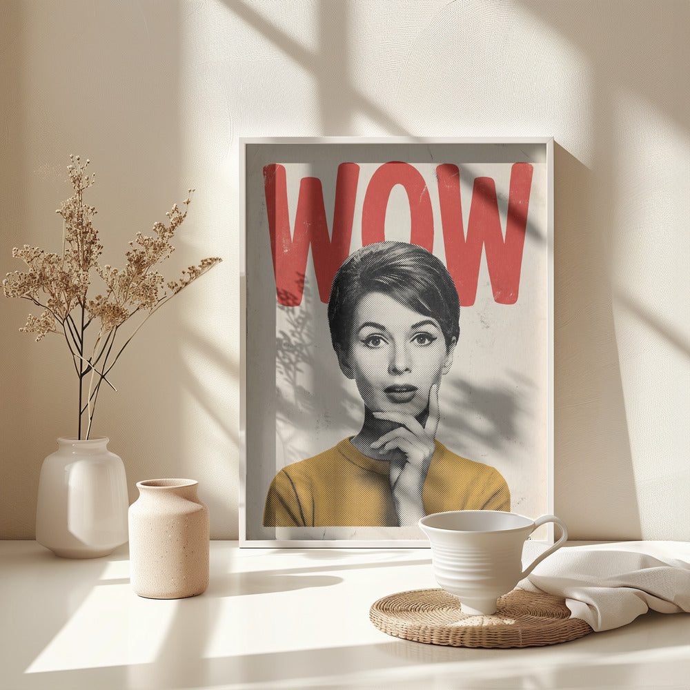 Wow - Poster / Art Print - interiör