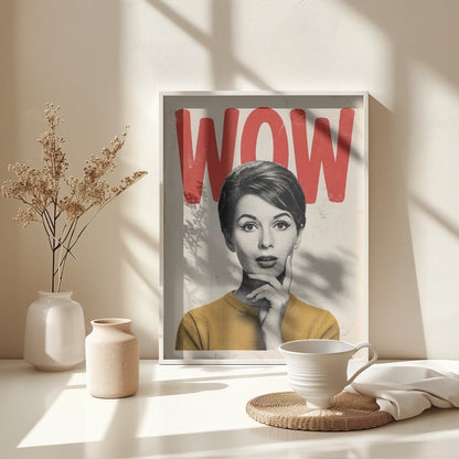 Wow - Poster / Art Print - interiör