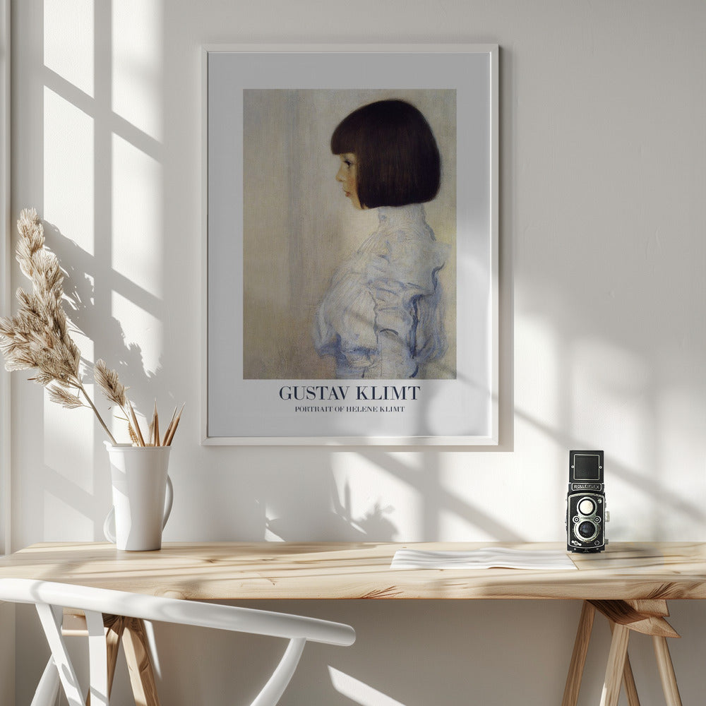 Portrait of Helene Klimt (1898) Poster - Poster / Art Print - interiör