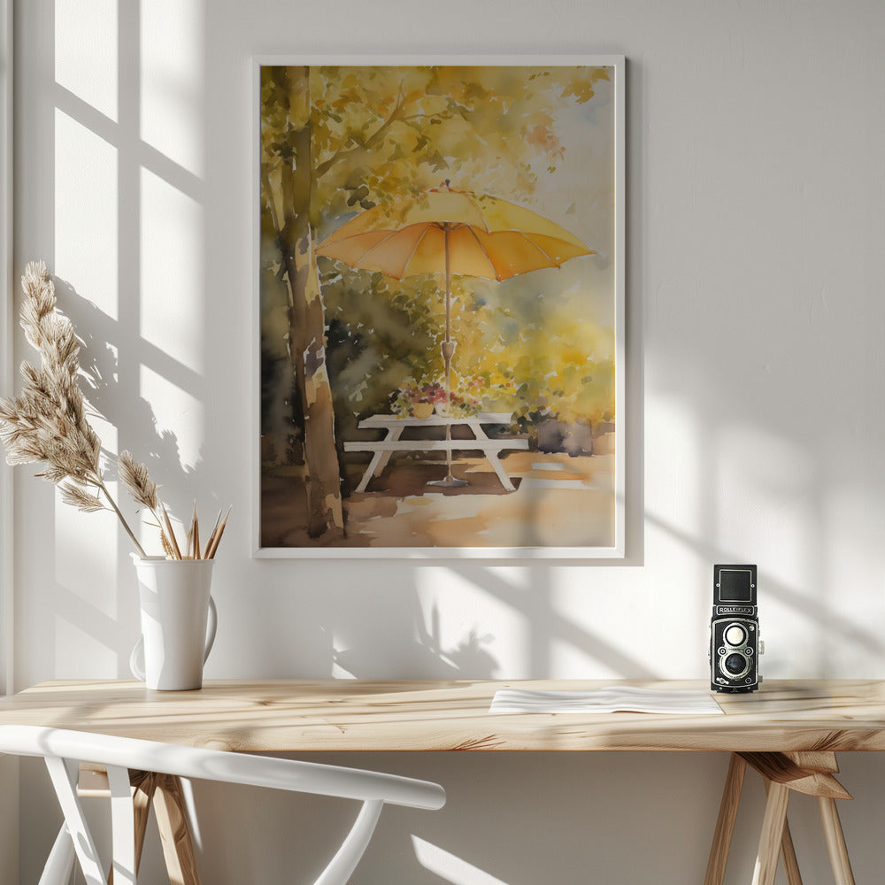 Summer In the Back Garden - Poster / Art Print - interiör