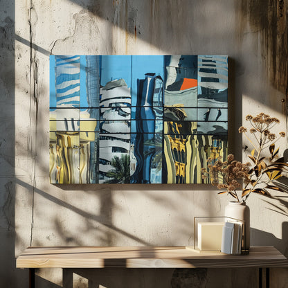 Reflections in glass - Dubai - Poster / Art Print - interiör