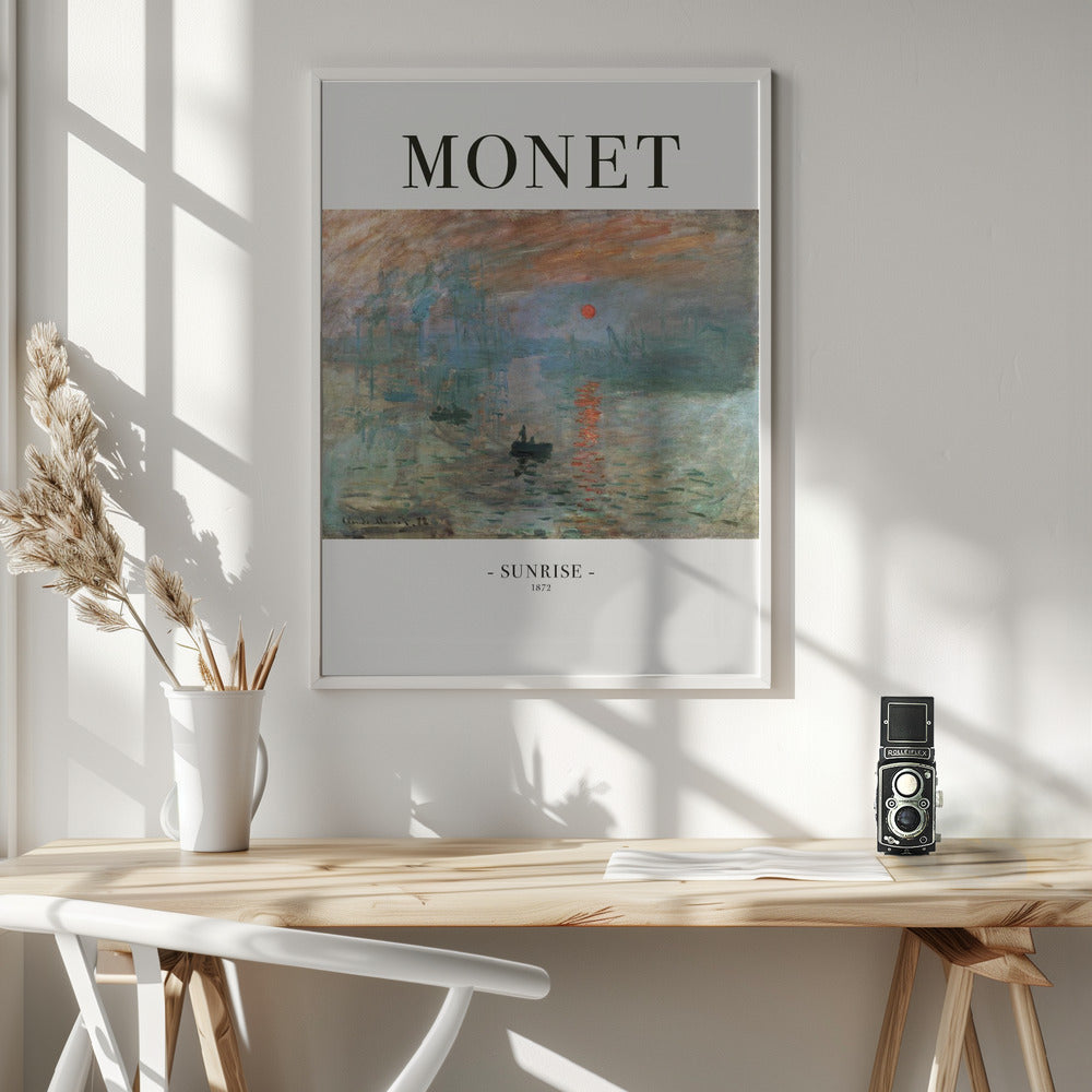 Sunrise 1872 - Poster / Art Print - interiör