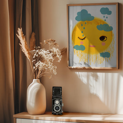 Sun And Rain - Poster / Art Print - interiör